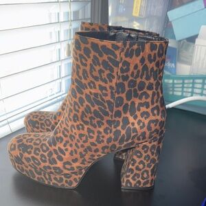 Leopard Print Jessica Simpson Boots